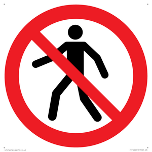 P004 Prohibition: No thoroughfare